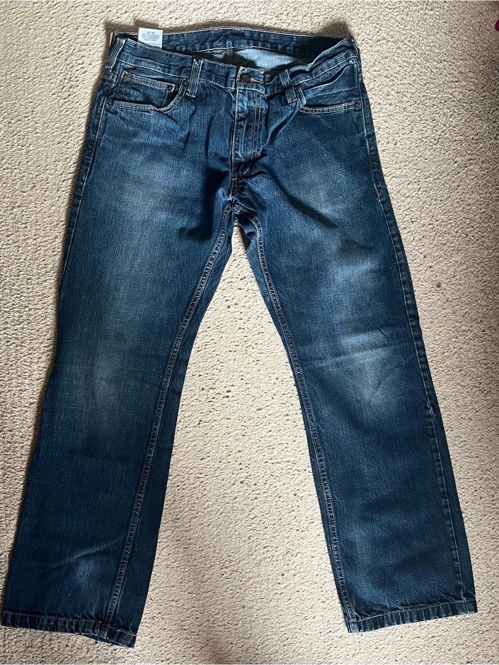 Levi's Men's Indigo Blue Slim Straight Jeans